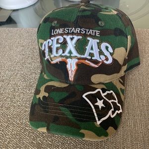 Texas Long Star State Cameo Ball Cap